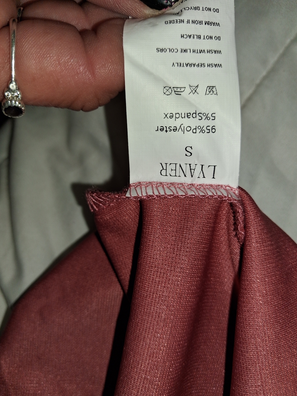 Rust Pink Short-Sleeve Ruffle Front Dress - Picture 2 of 2